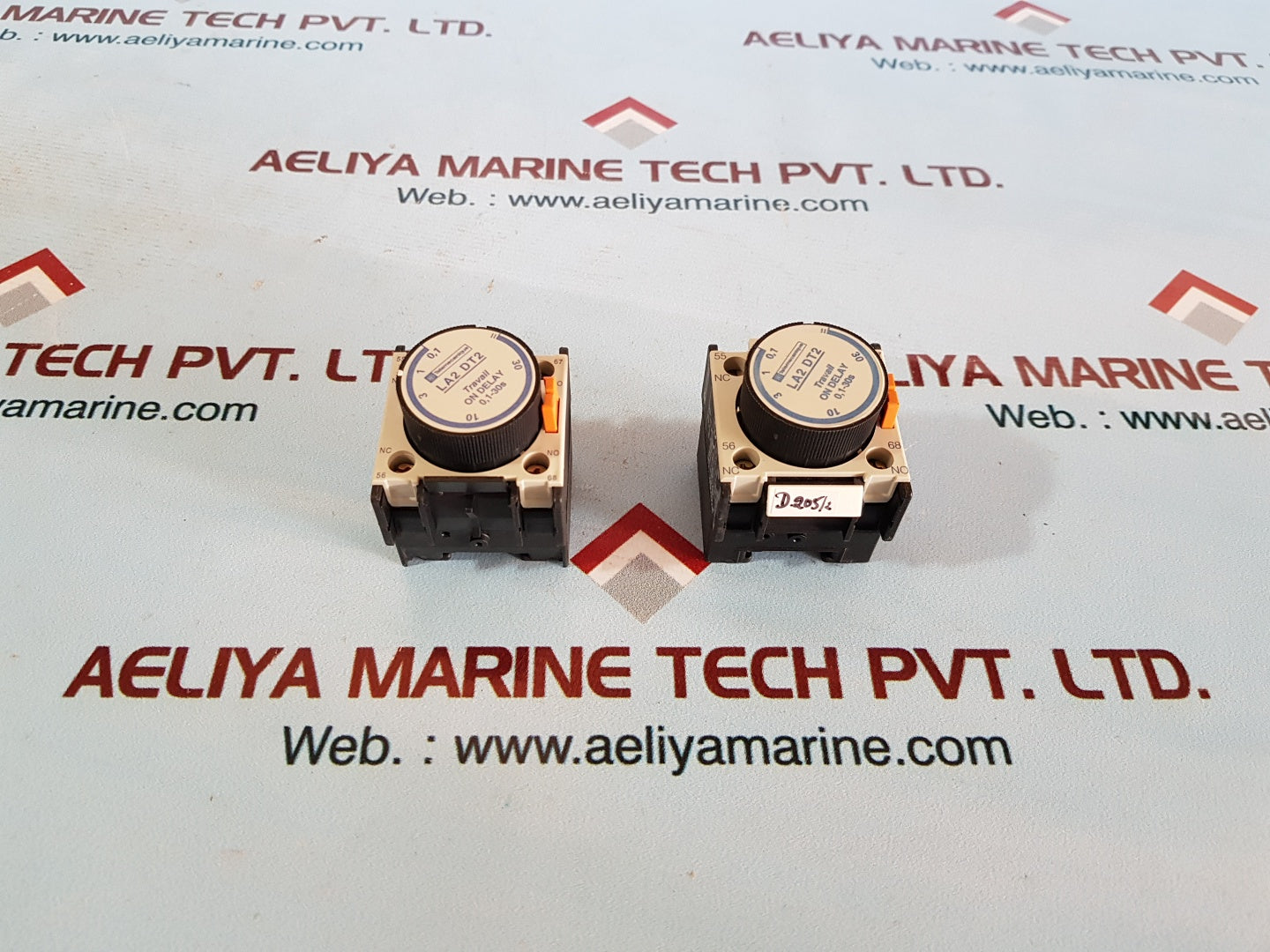 Telemecanique la2 dt2 time delay relay 0,1-30s