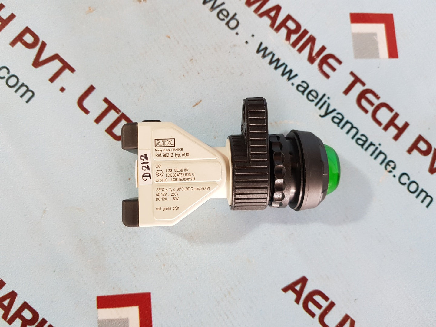 A.T.X 98212 type aux green lamp