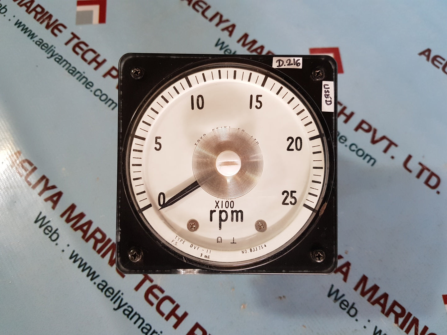 Toyo keiki dvf-11 x100 rpm meter