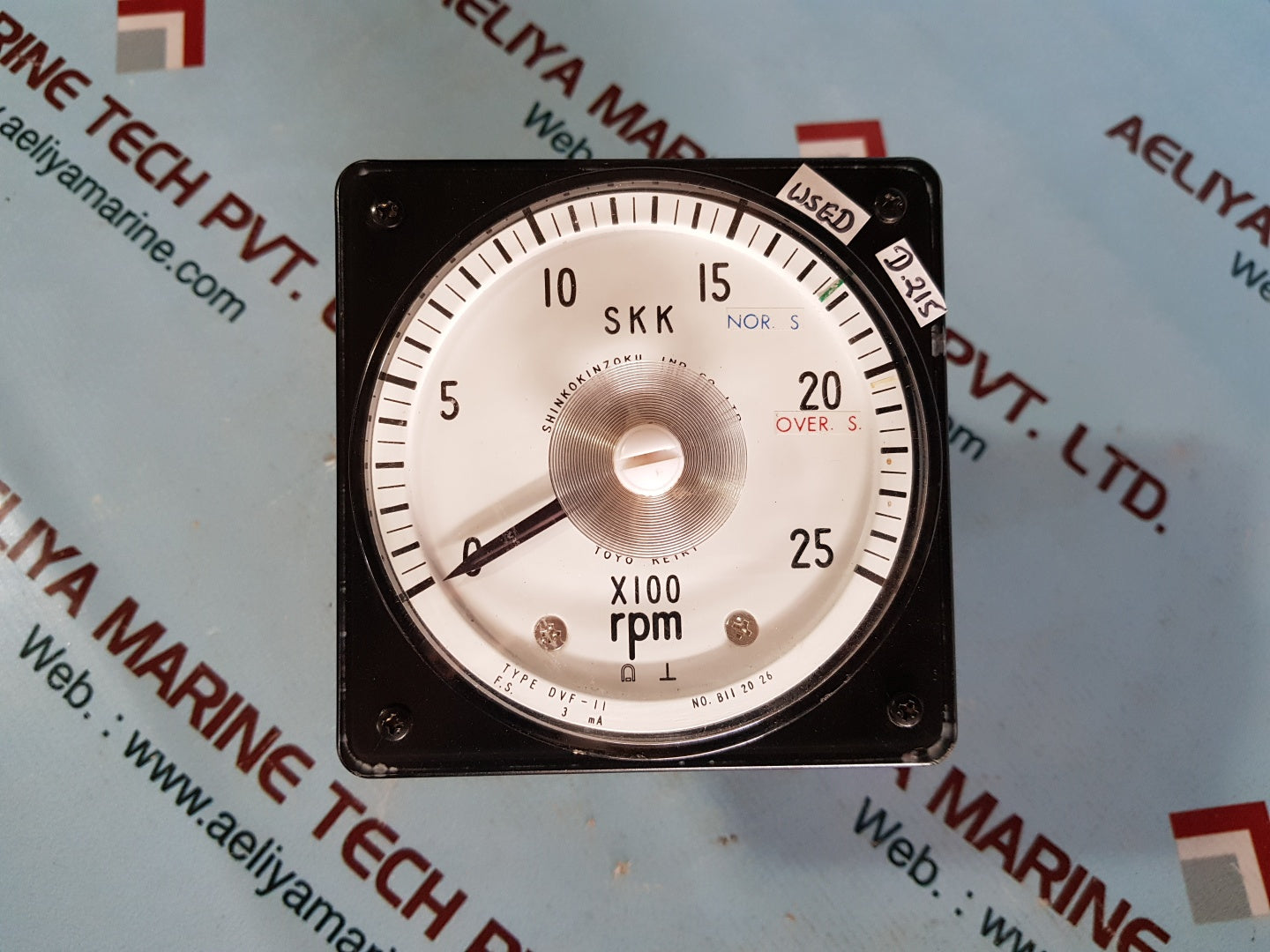 Shinkokinzoku dvf-11 x100 rpm meter f.s 3ma