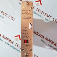 Pelco ftv10d1m1st video transmitter + 2 way data/up the coax