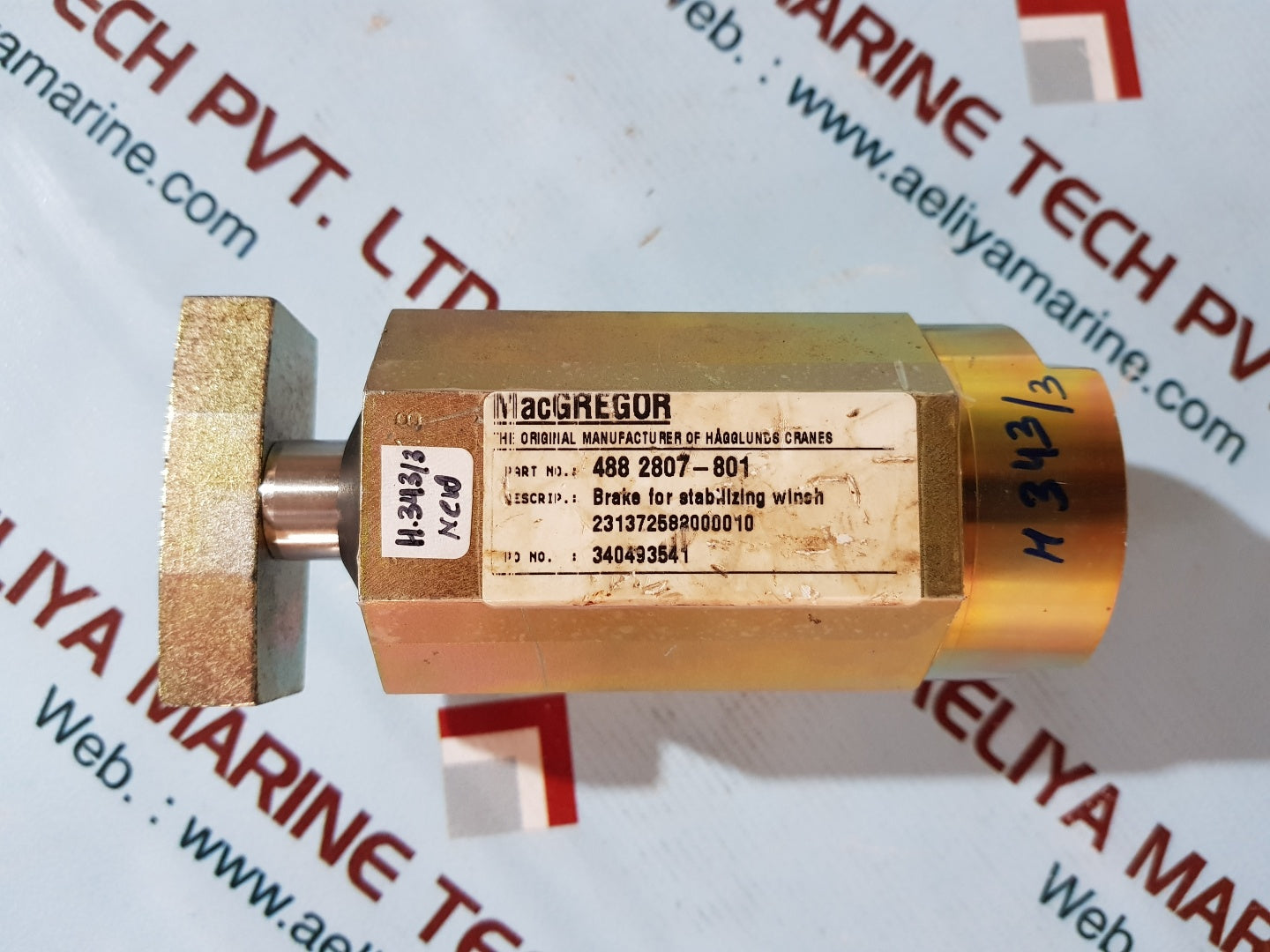 Macgregor 488 2807-801 brake for stabilizing winch