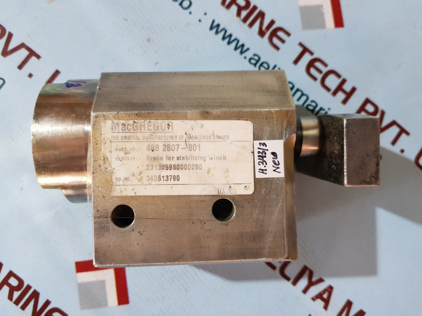 Macgregor 488 2807-801 brake for stabilizing winch