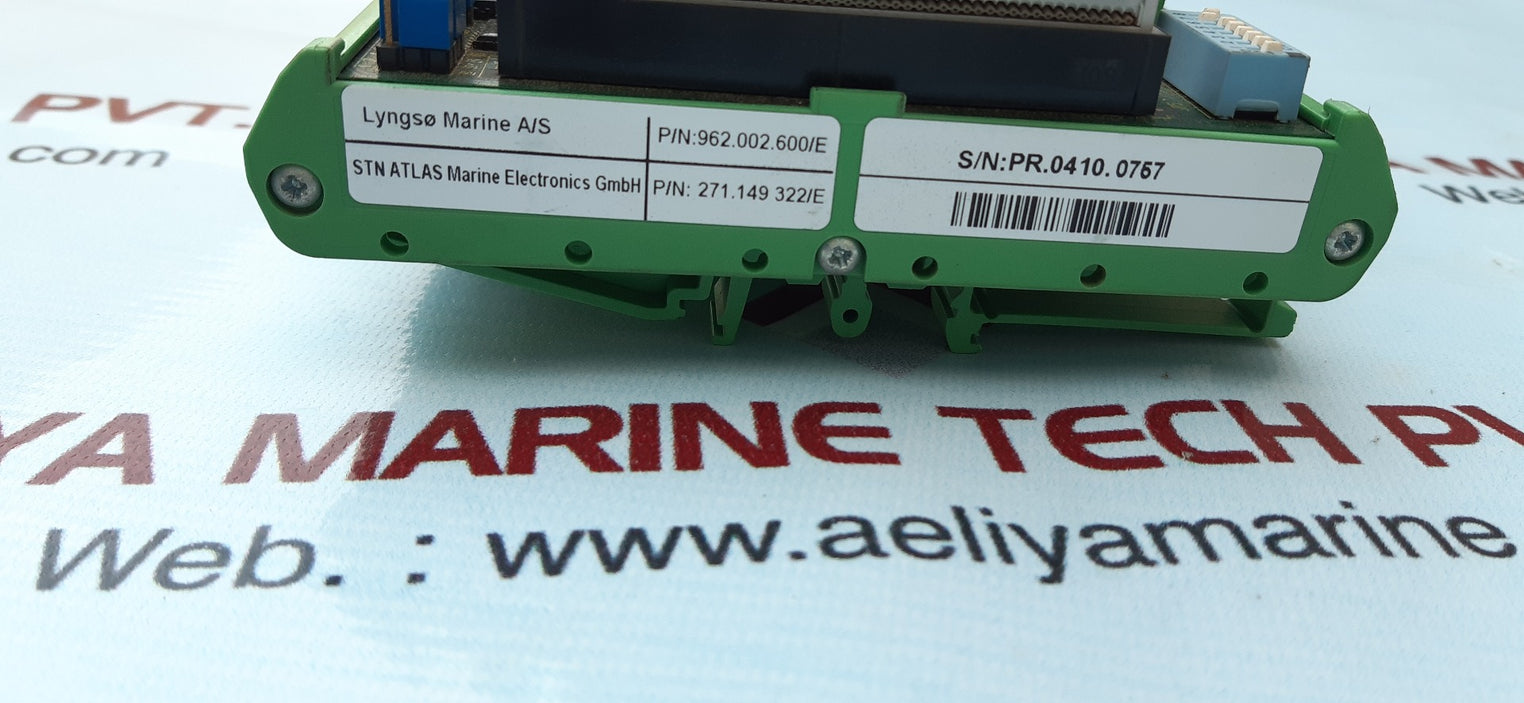 Lyngso Marine 962.002.600/E Dual System Bus Module Stn Atlas 271.149 322/E
