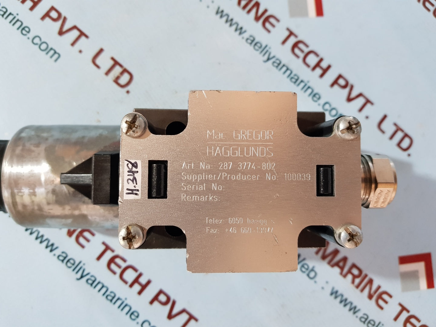 Macgregor hagglunds 287 3774-802 directional control valve