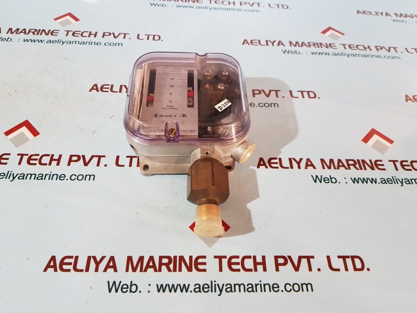 Sauter tuv dwfs(sdbf)89-153 pressure switch 0 to 15 pressure