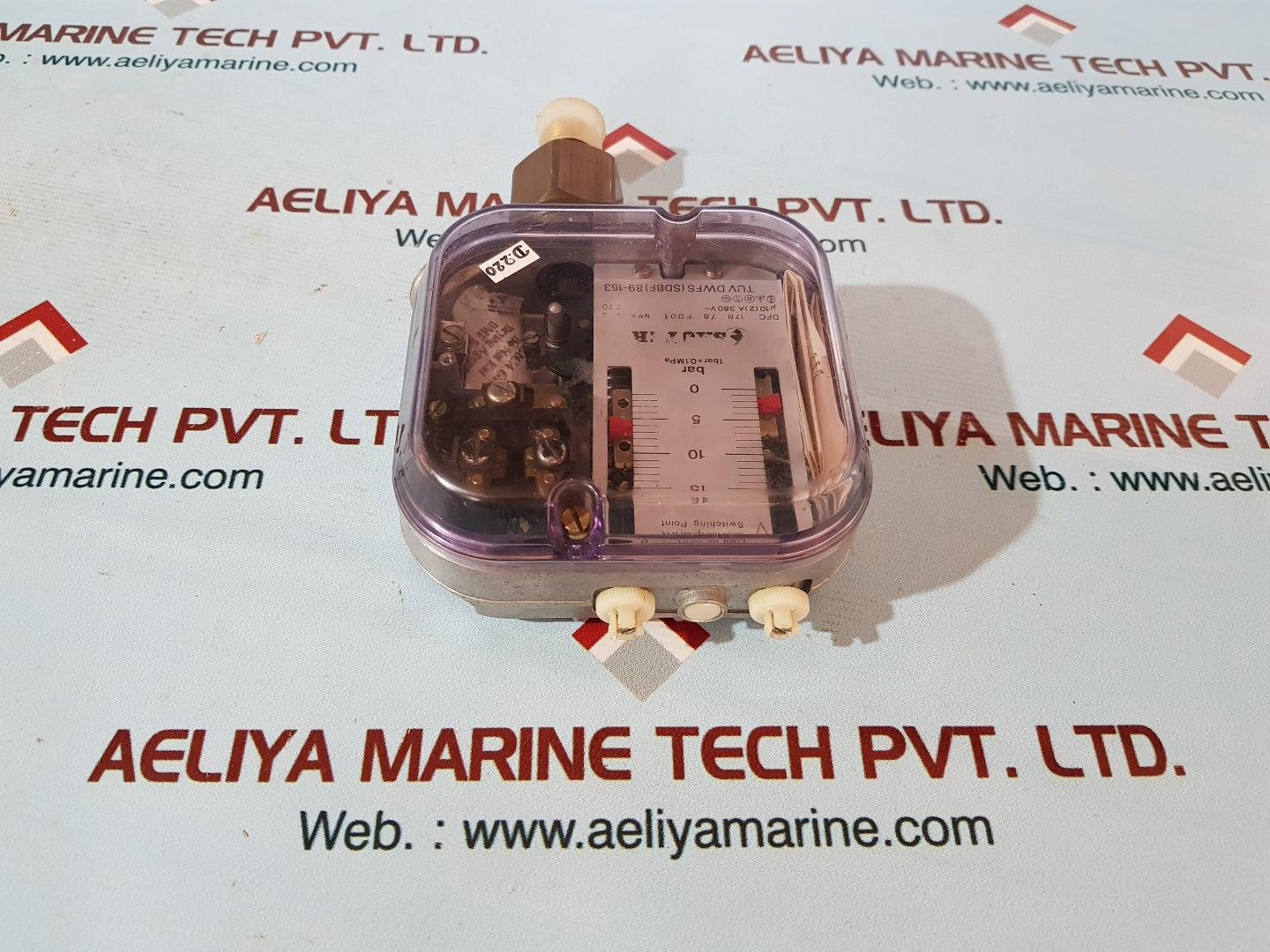 Sauter tuv dwfs(sdbf)89-153 pressure switch 0 to 15 pressure