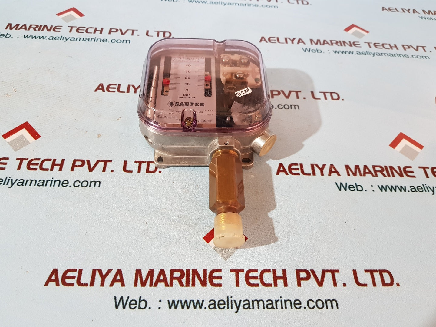 Sauter dwfs(sdbf)89-153 pressure switch 0 to 40 pressure