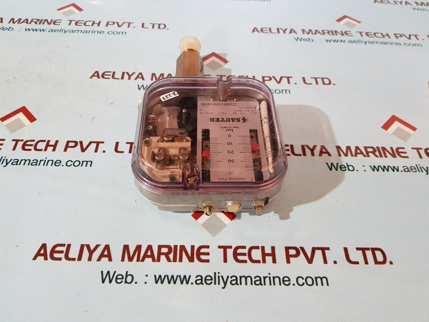 Sauter dwfs(sdbf)89-153 pressure switch 0 to 40 pressure