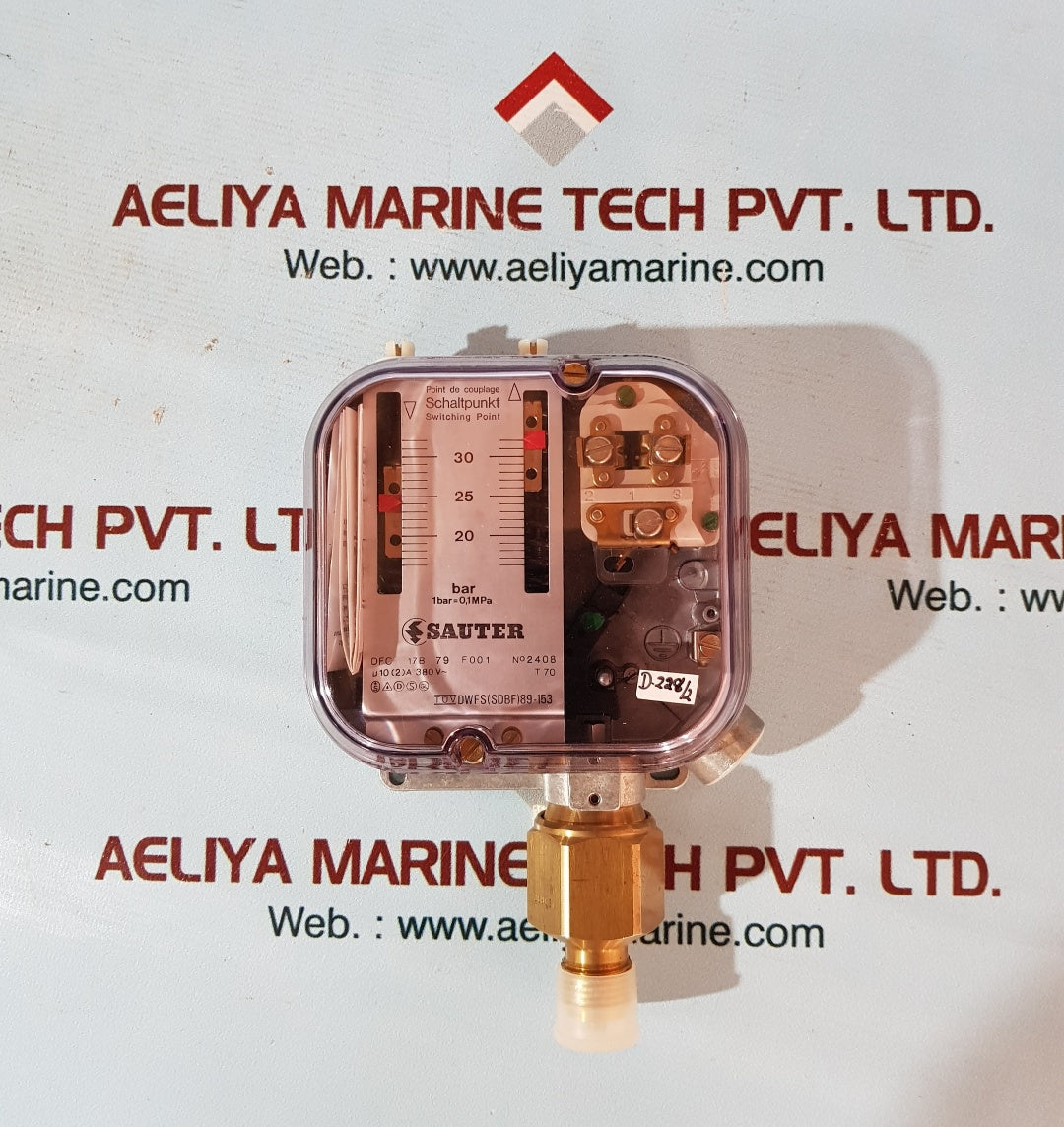 Sauter dfc17b79f001 pressure switch 1bar=0,1mpa