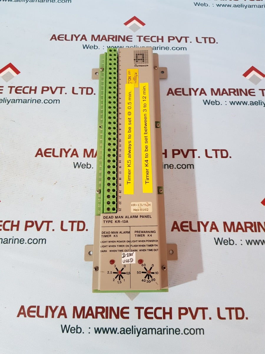 Autronica kr-13a dead man alarm panel
