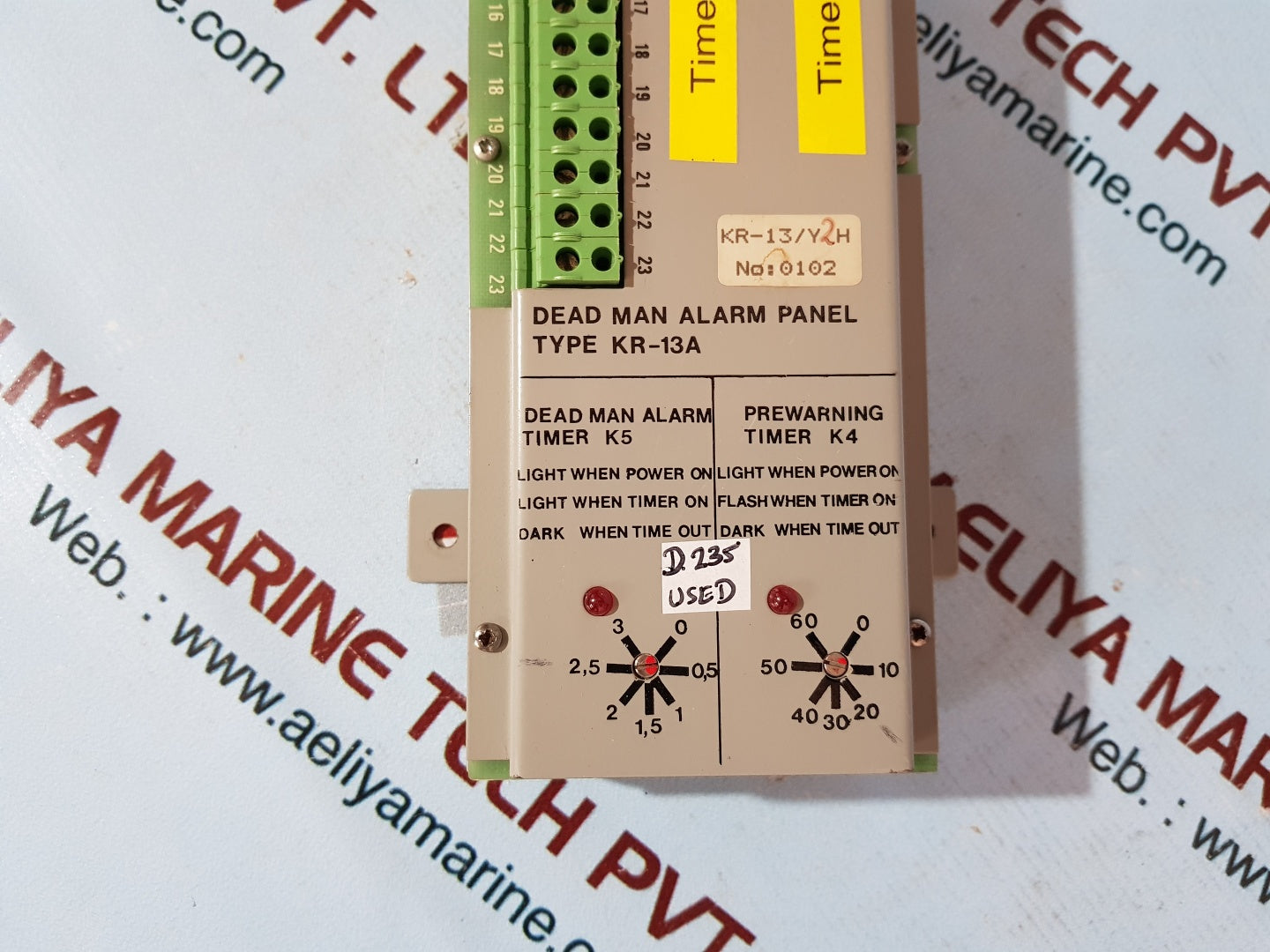 Autronica kr-13a dead man alarm panel