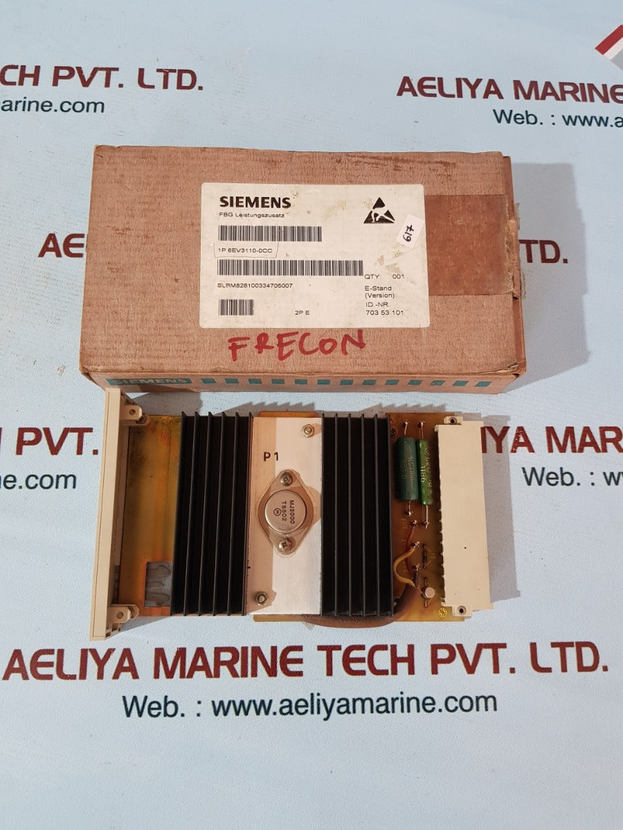 Siemens 6ev3110-0cc pc board