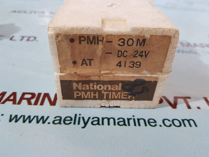 Matsushita Pmh 30m dc24v timer at4139 range 3s/30s 3m/30m