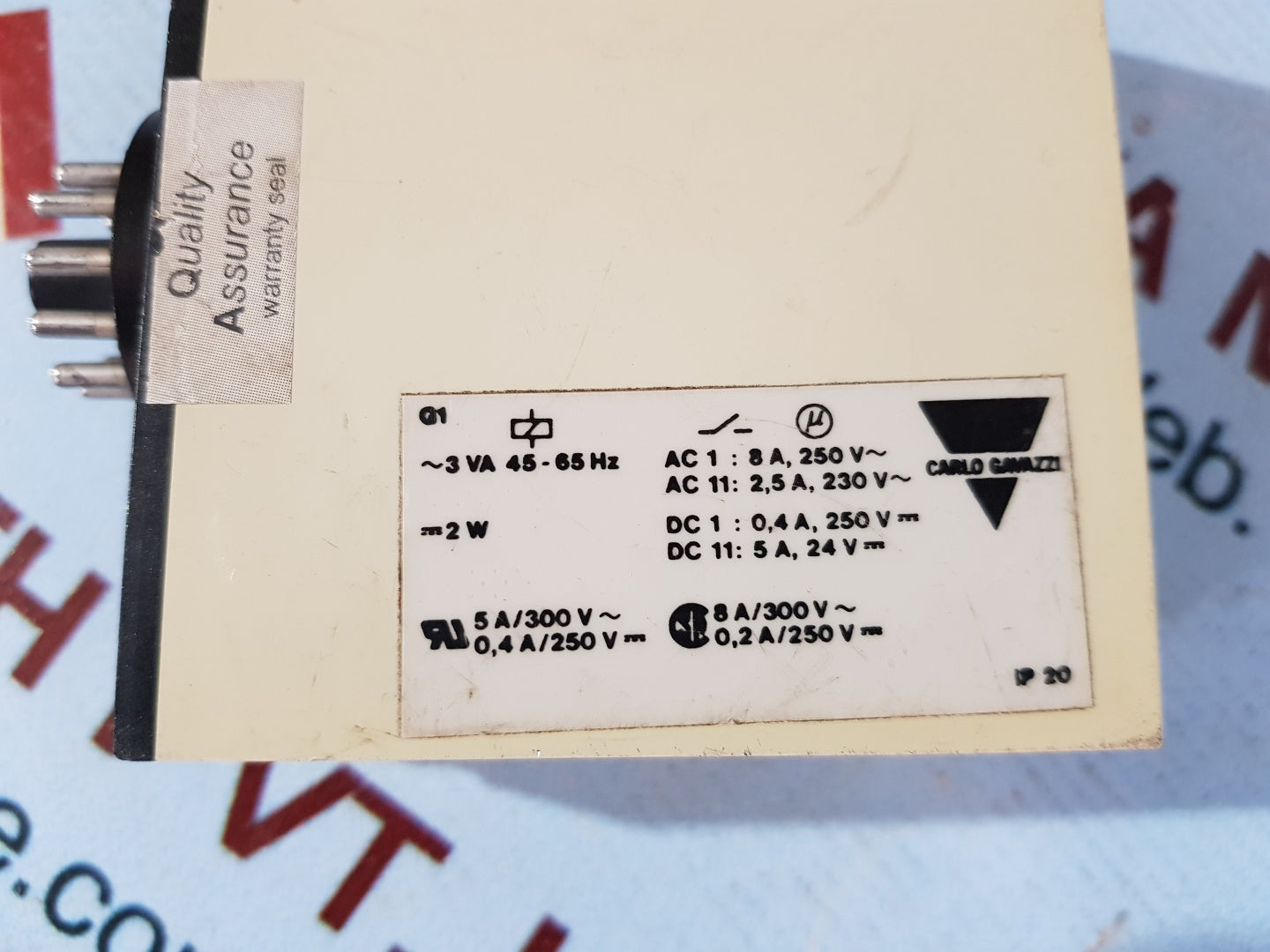 Carlo gavazzi s 110 166 230 combi timer 230v~50/60hz