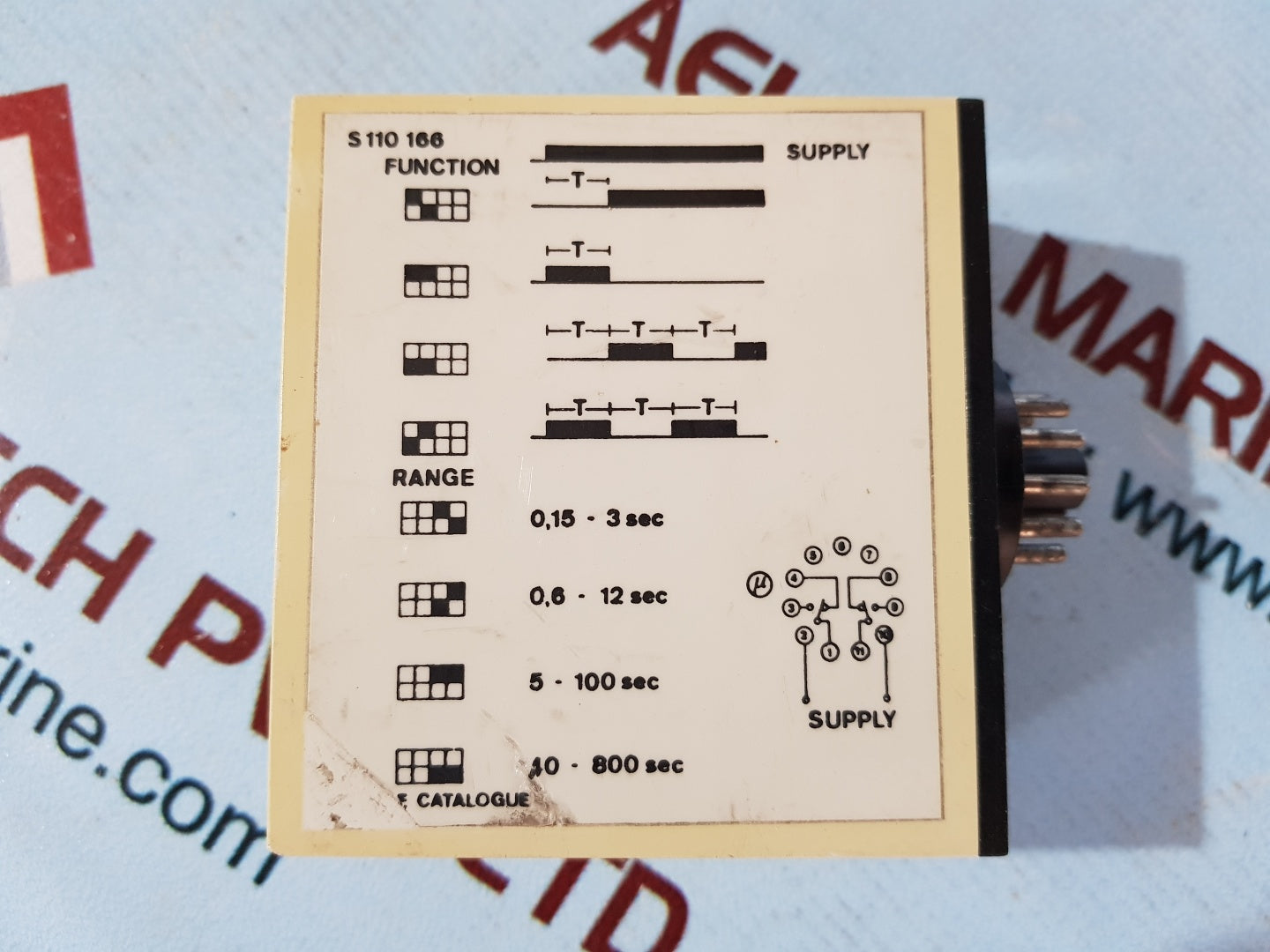 Carlo gavazzi s 110 166 230 combi timer 230v~50/60hz