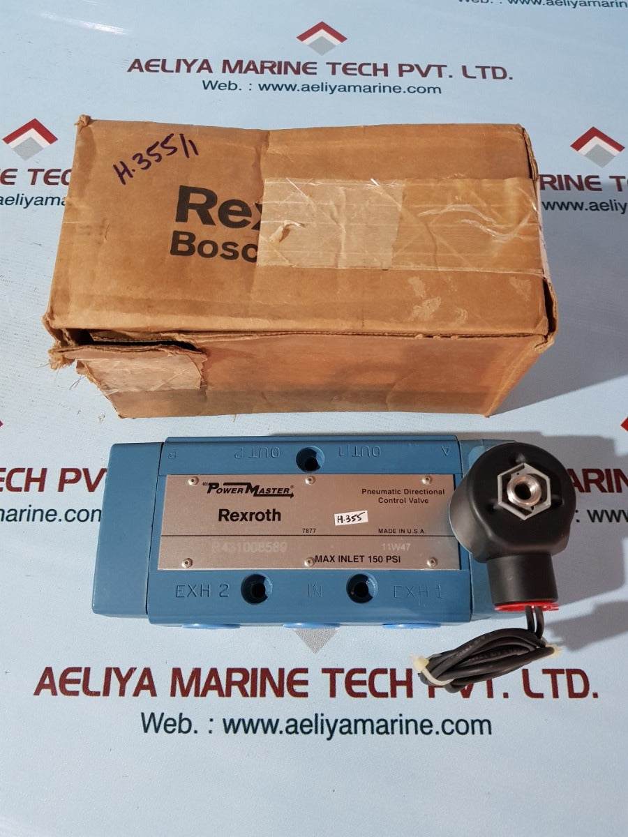 Rexroth r431008589 11w47 pneumatic directional control valve