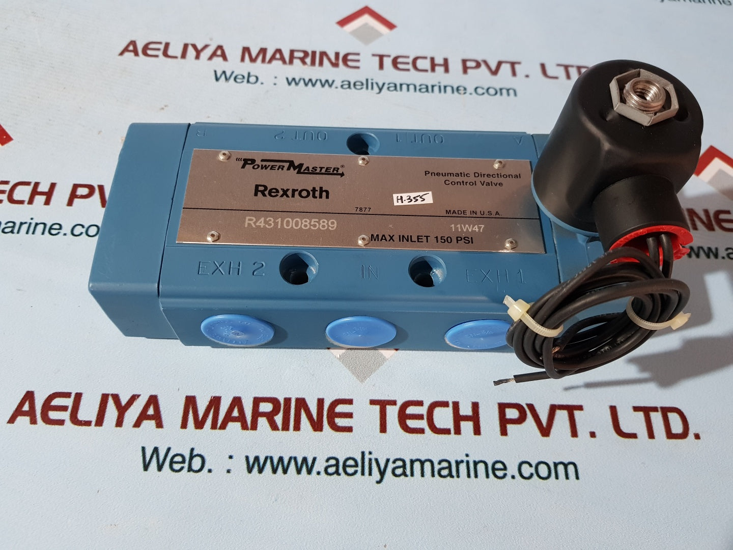 Rexroth r431008589 11w47 pneumatic directional control valve