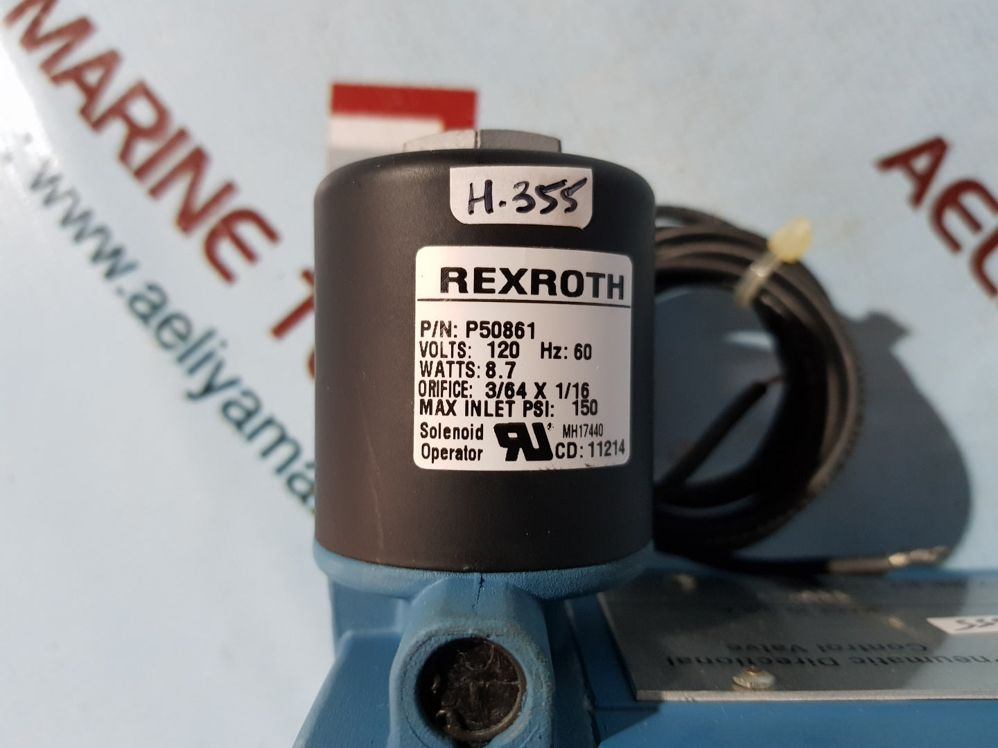 Rexroth r431008589 11w47 pneumatic directional control valve