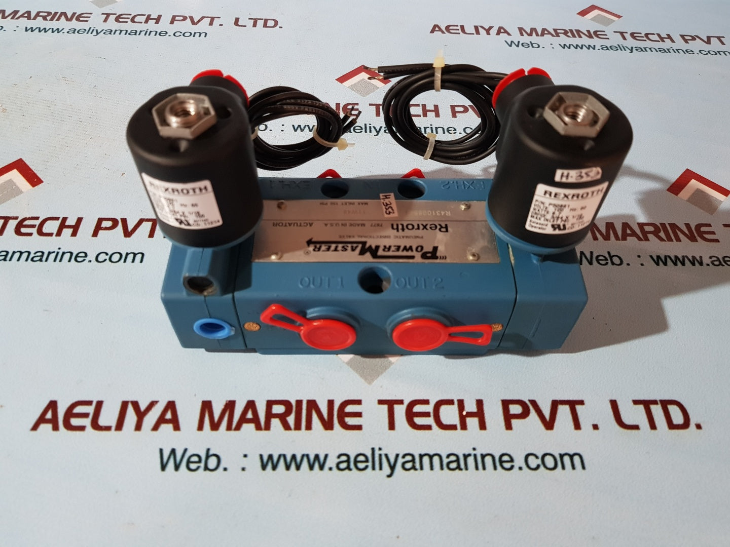 Rexroth r431008541 actuator power master pneumatic directional valve 150psi