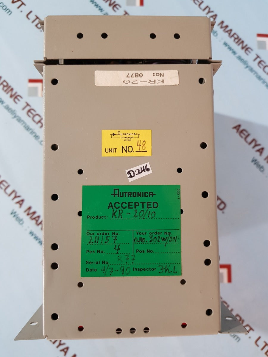 Autronica kr-20 alarm system