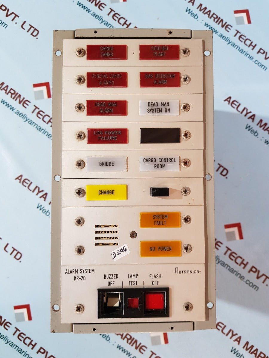 Autronica kr-20 alarm system