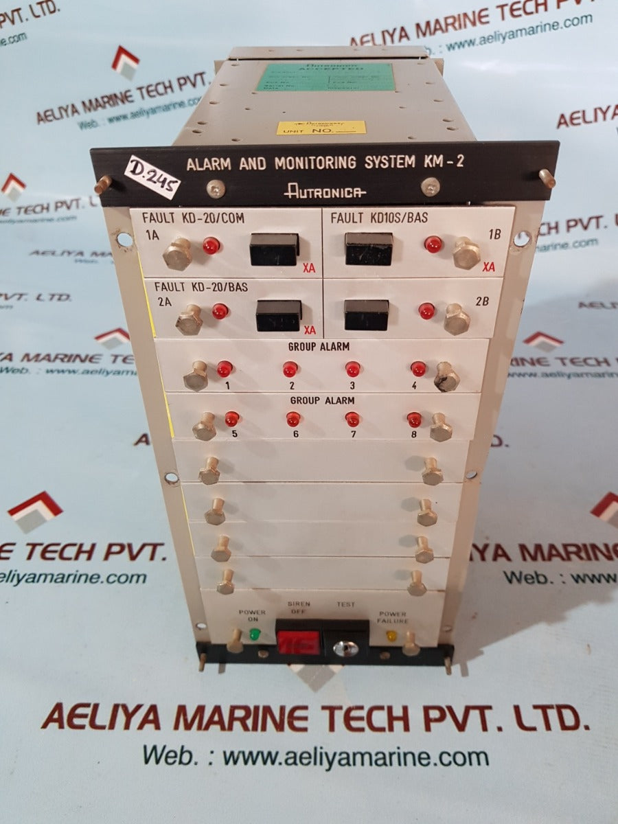 Autronica km-2 alarm and monitoring system
