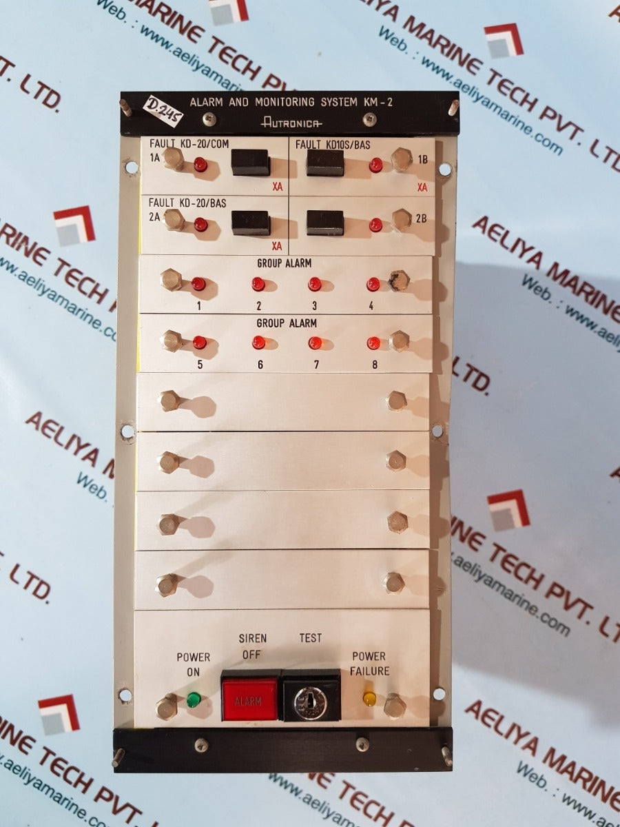 Autronica km-2 alarm and monitoring system