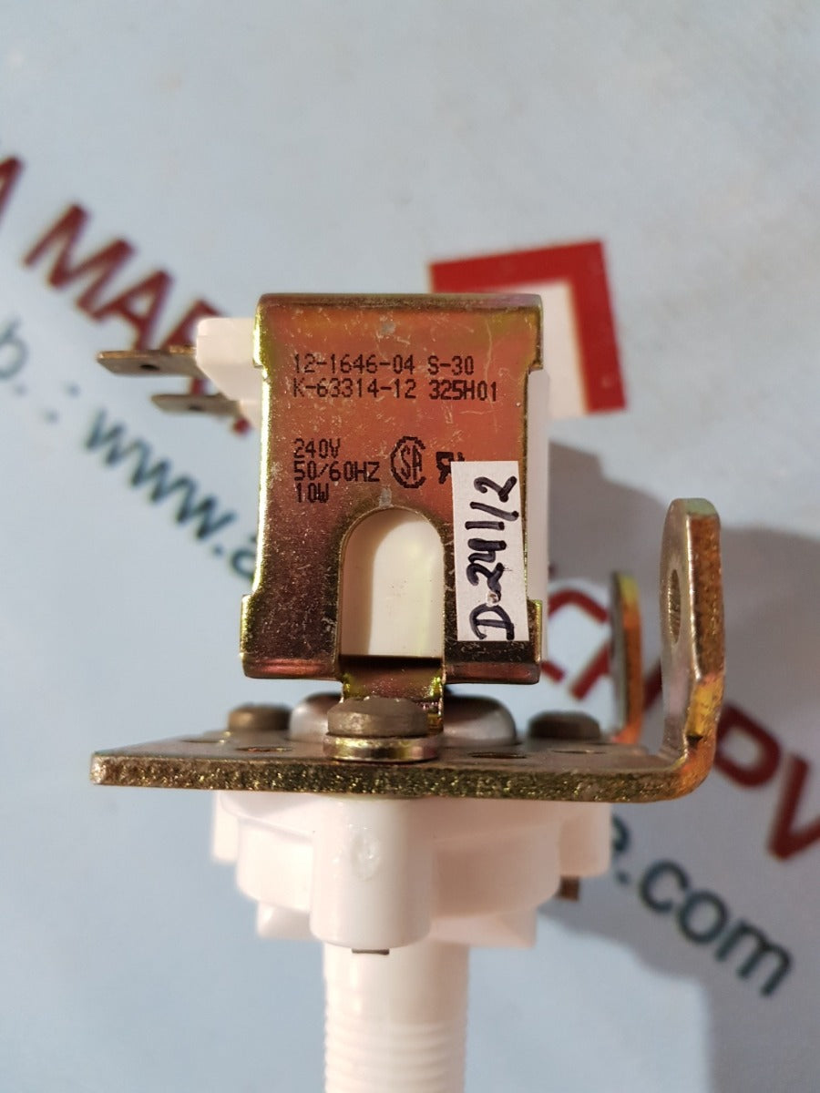 12-1646-04 s-30 water solenoid valve 240v 50/60hz 10w