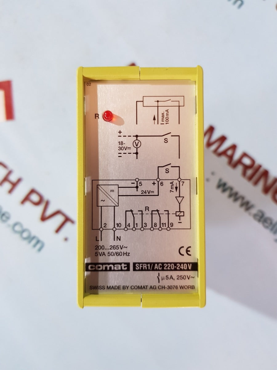 Comat Sfr1/Ac 220-240V Relay 5A 50/60Hz