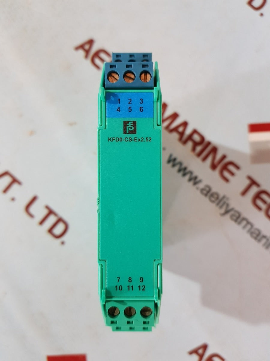Pepperl fuchs kfdo-cs-ex2.52 channel repeater 183893