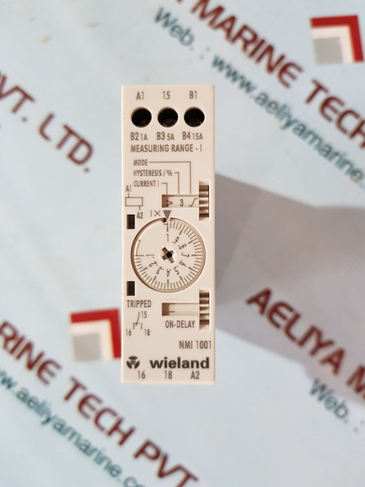 Wieland nmi 1001 current monitoring relay measuring range-I
