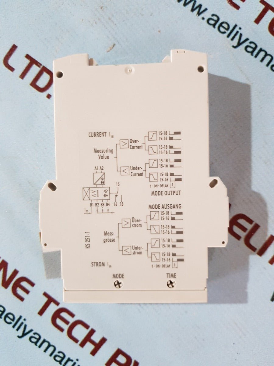 Wieland nmi 1001 current monitoring relay measuring range-I