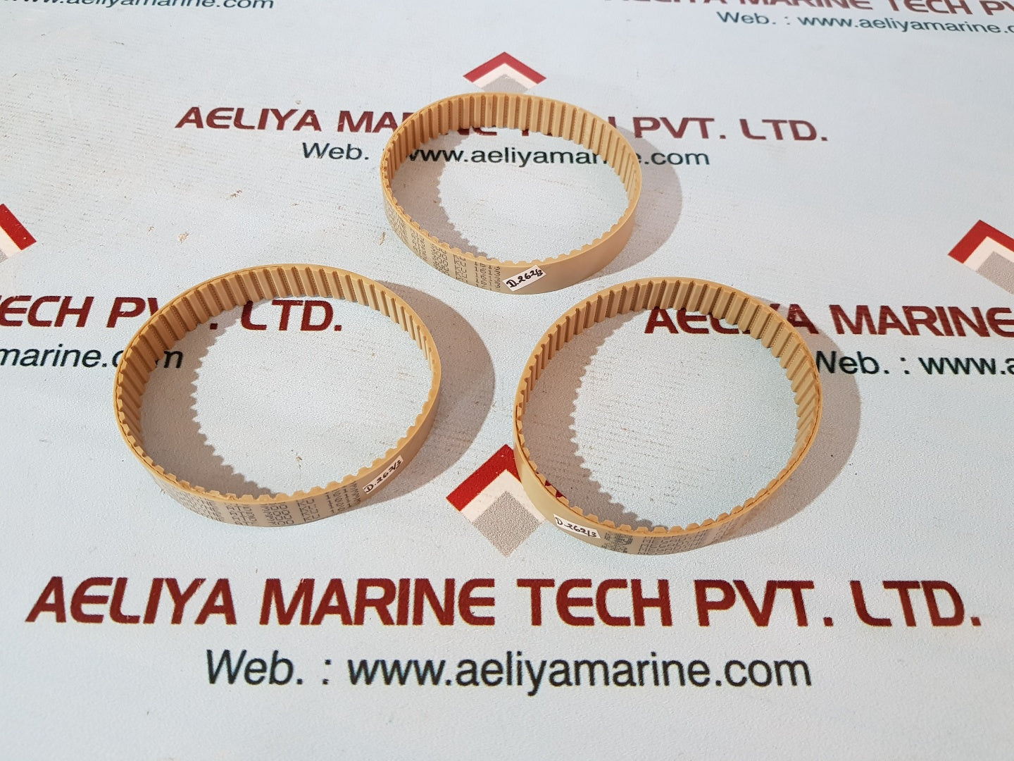 Lot of 3x Megadyne at5 300 kv 1613 timing belt