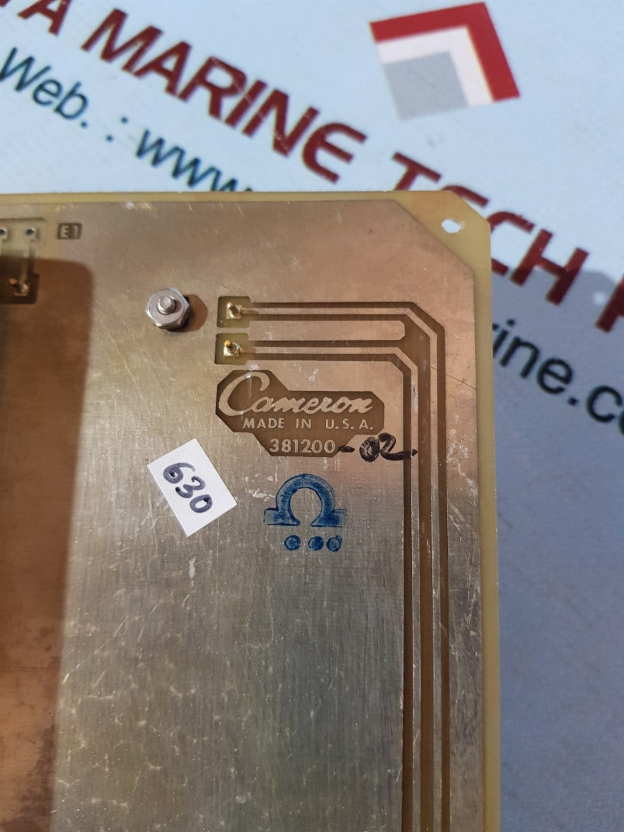 Cameron 381200-02 preamp module