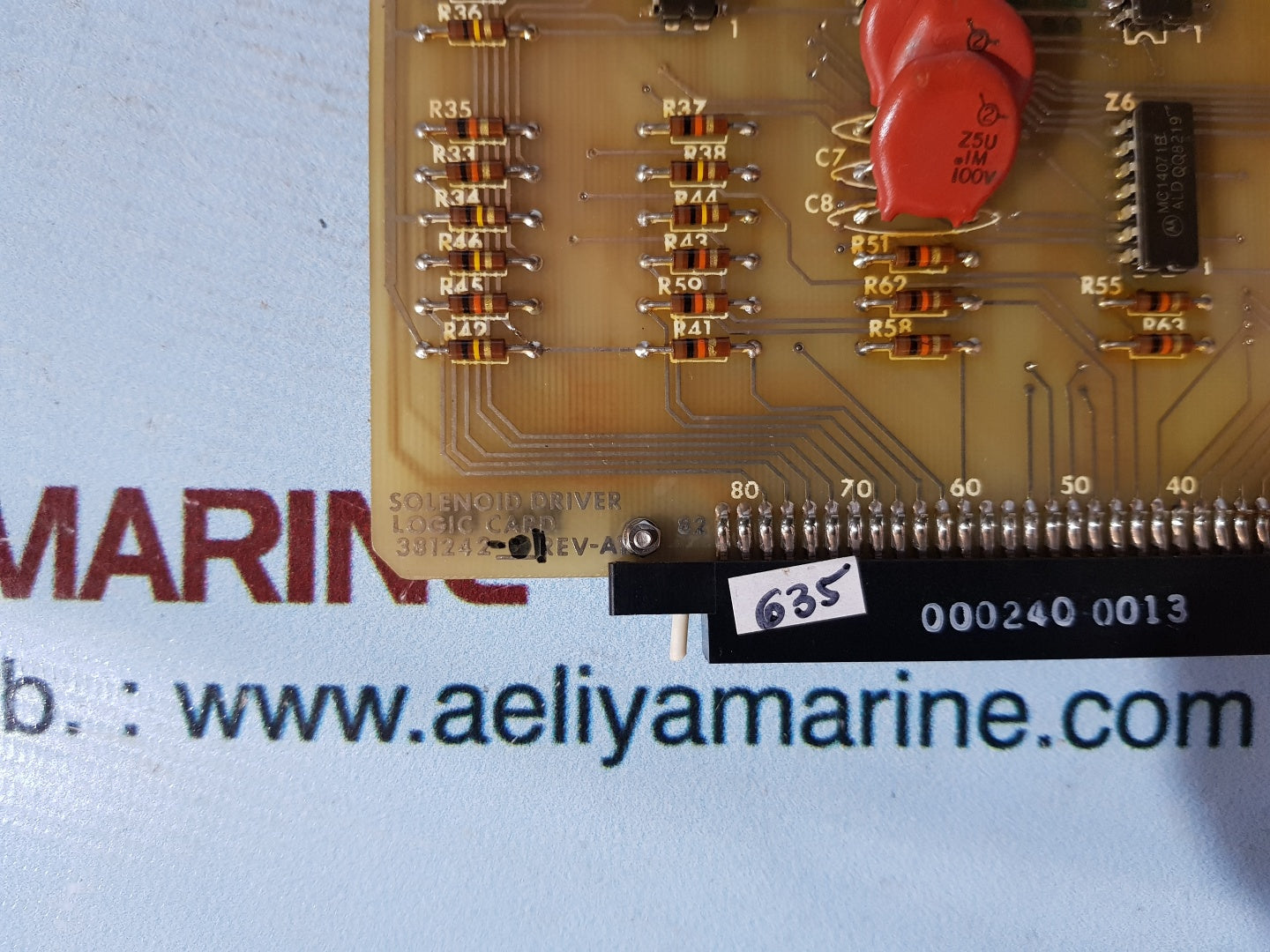 Cameron 381242-01 solenoid driver logic card