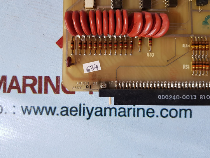 Cameron 381213 surface interface card