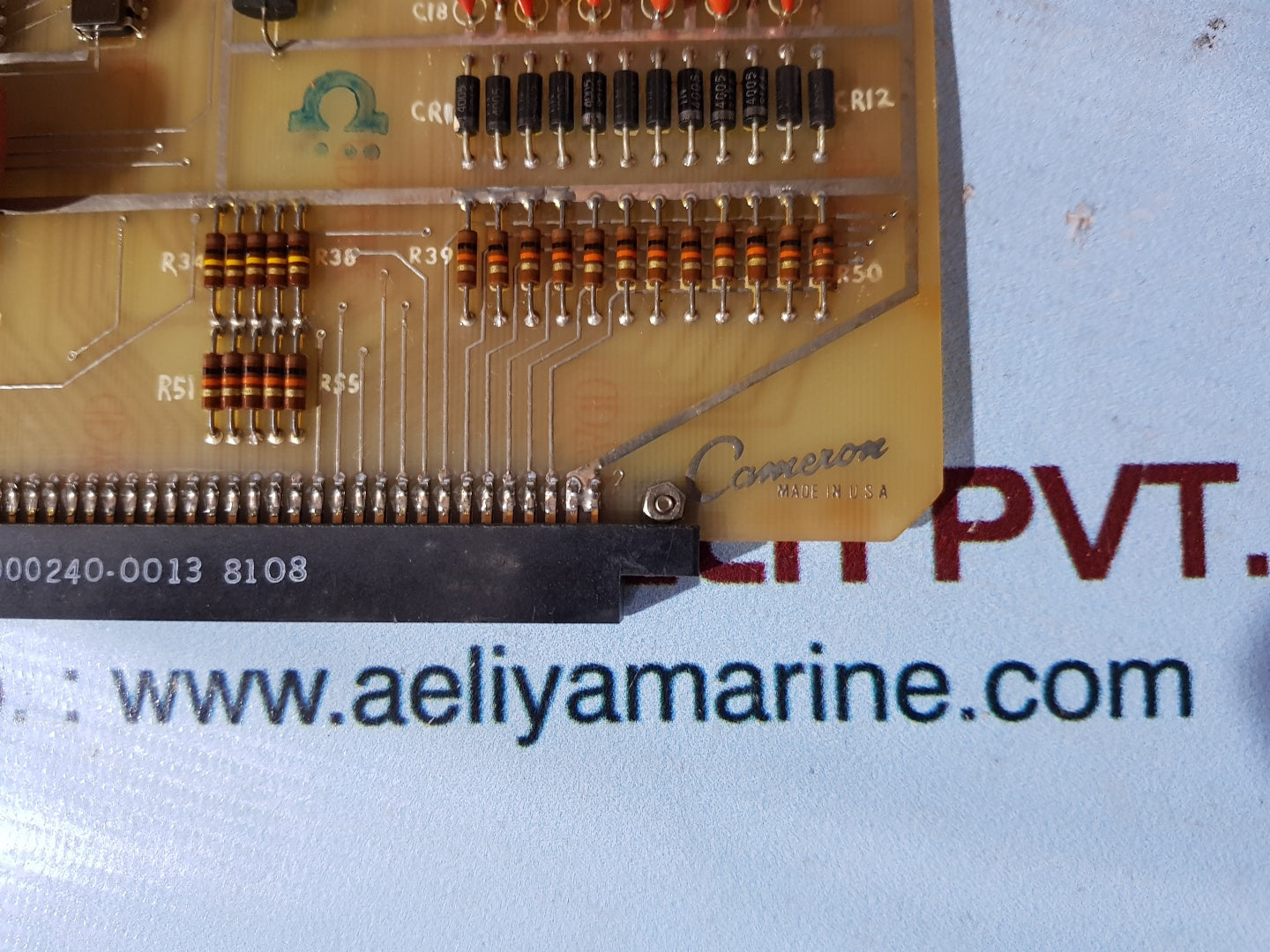 Cameron 381213 surface interface card