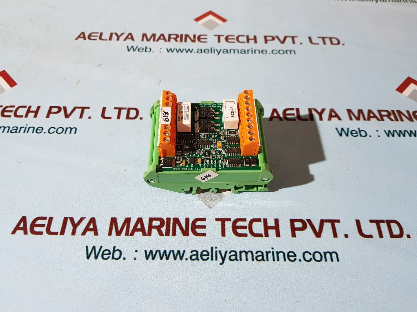 Rolls Royce 5880-pc1028 rev.c servo screw tube driver board dept.steering gear