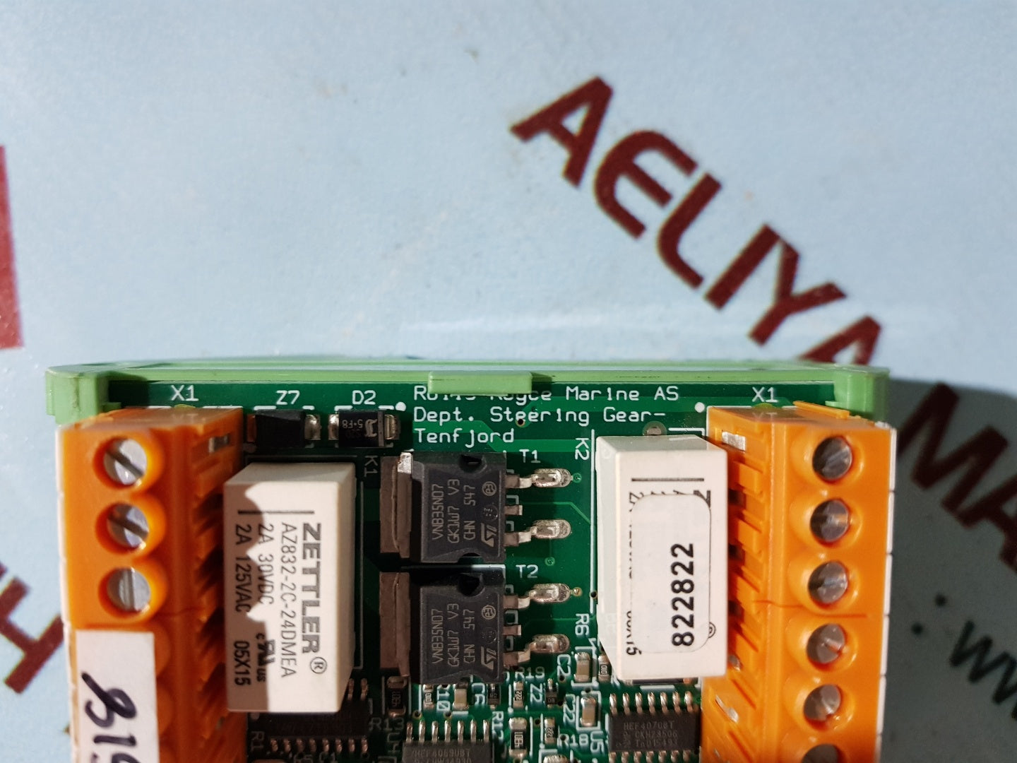 Rolls Royce 5880-pc1028 rev.c servo screw tube driver board dept.steering gear