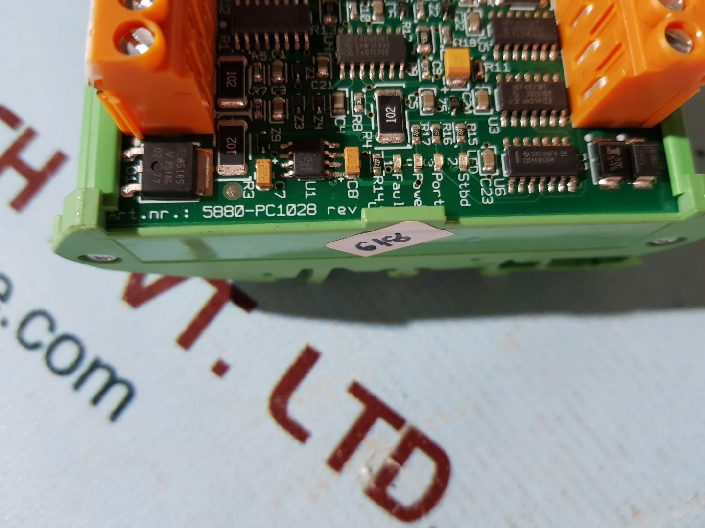 Rolls Royce 5880-pc1028 rev.c servo screw tube driver board dept.steering gear