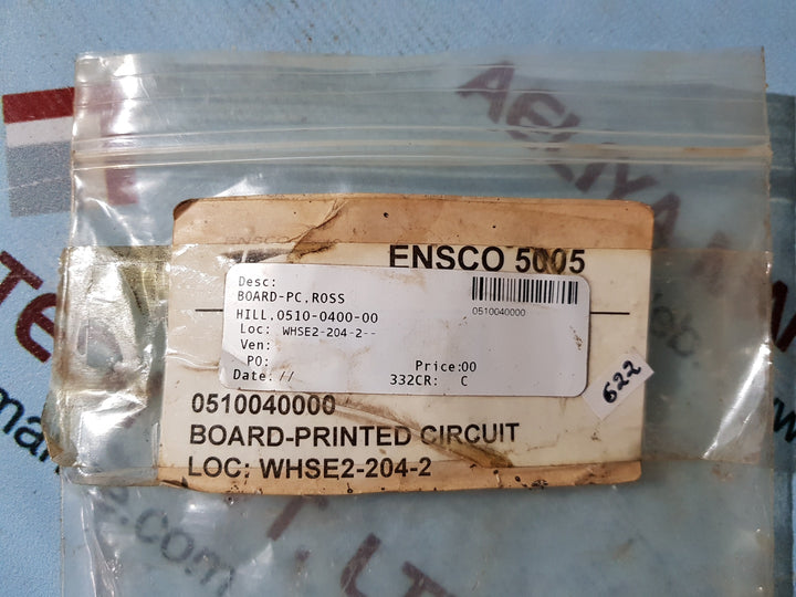 Ross hill controls fab 100c099 circuit board 0510-0400-00