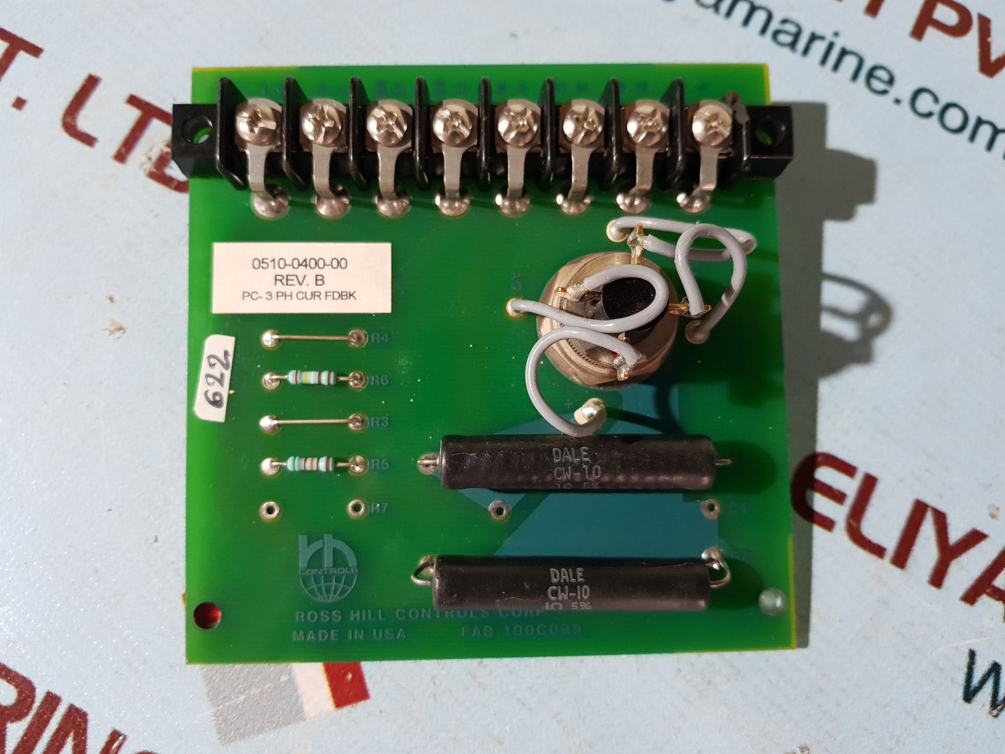 Ross hill controls fab 100c099 circuit board 0510-0400-00