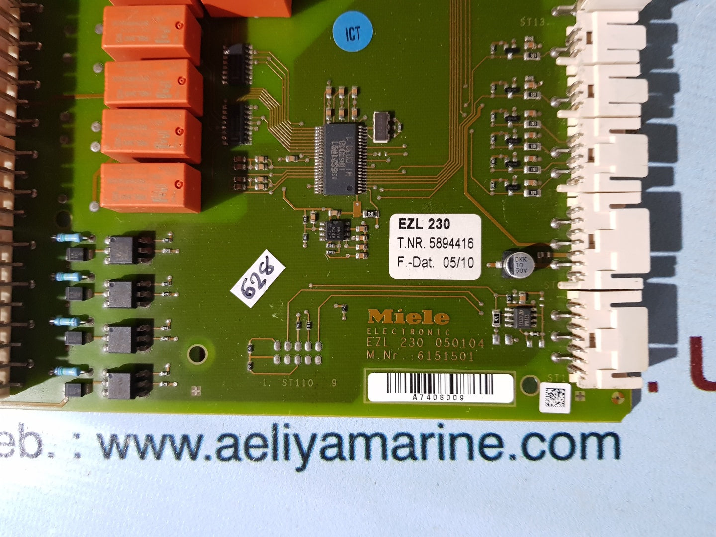 Miele ezl 230 050104 pcb card 6151501