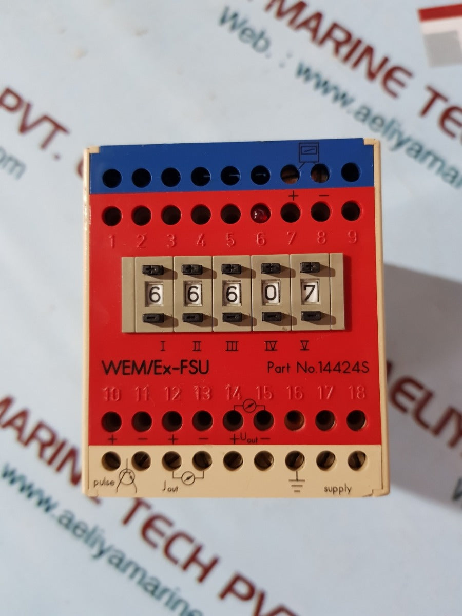 Pepperl fuchs wem/ex-fsu frequency converter 14424s