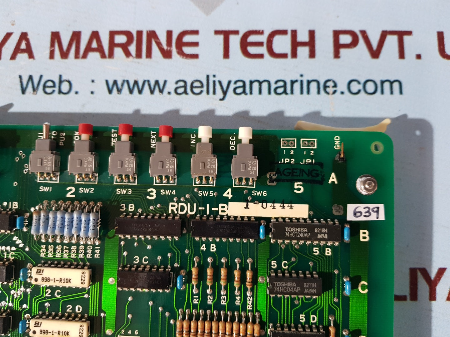 Mitsui rdu-1b 1-0444 & rdu-2b pcb card