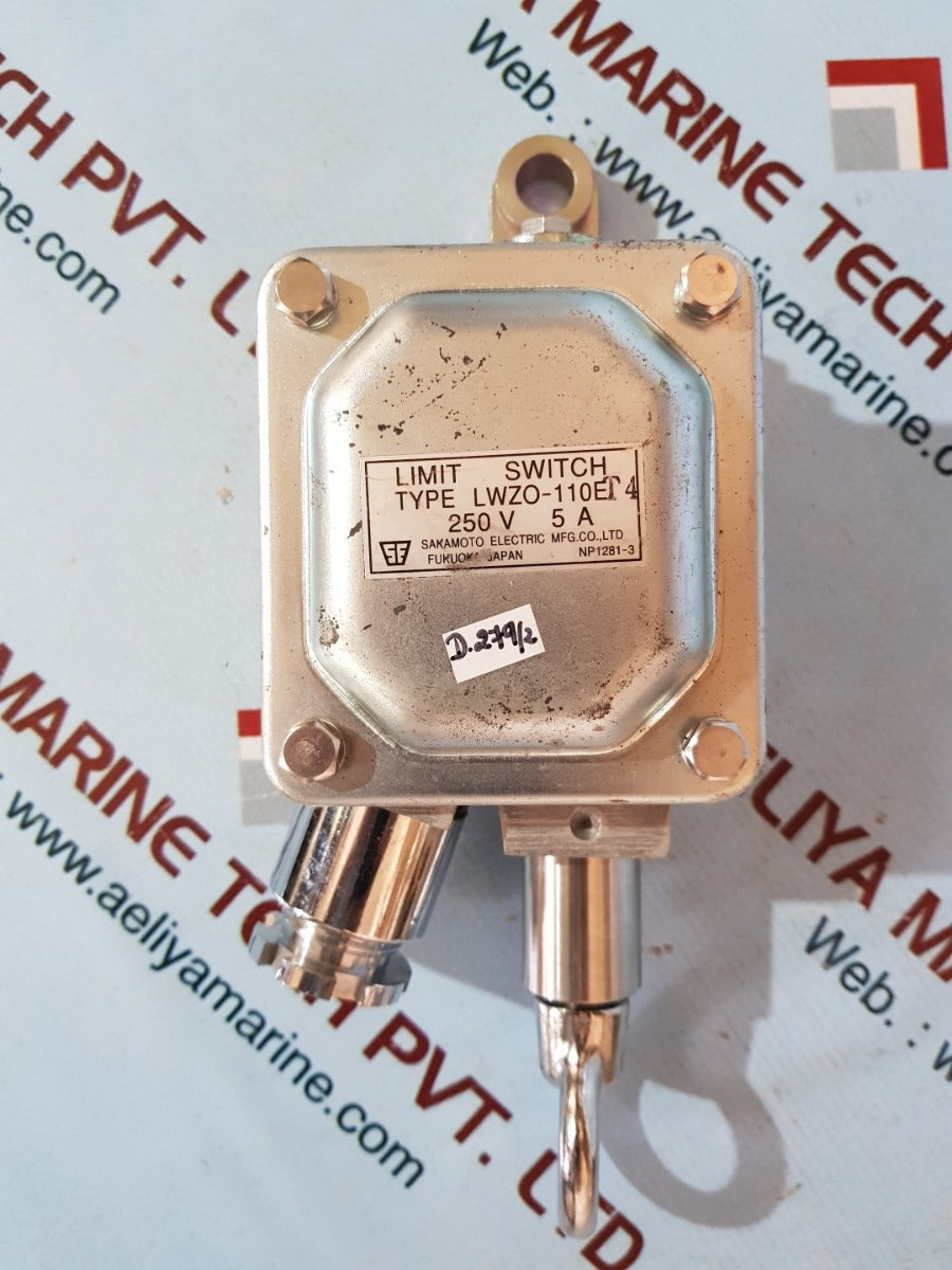 Sakamoto lwzo-110e t4 limit switch 250v 5a