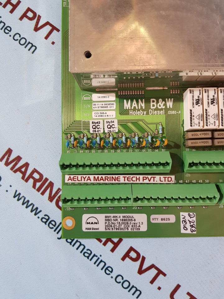 Man b&w bm1-mk.ii base module 1698285-9 15.0026.0