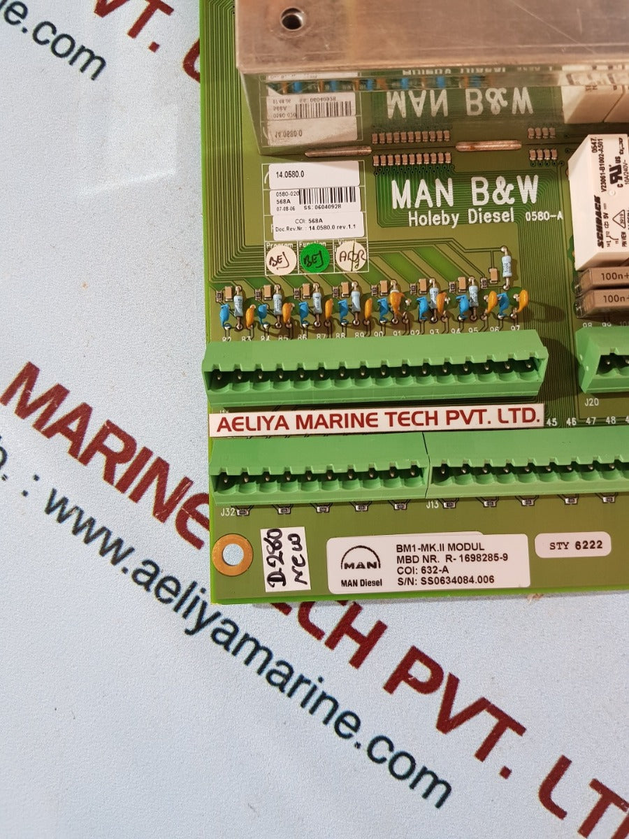 Man b&w holeby diesel bm1-mk.II base module r-1698285-9