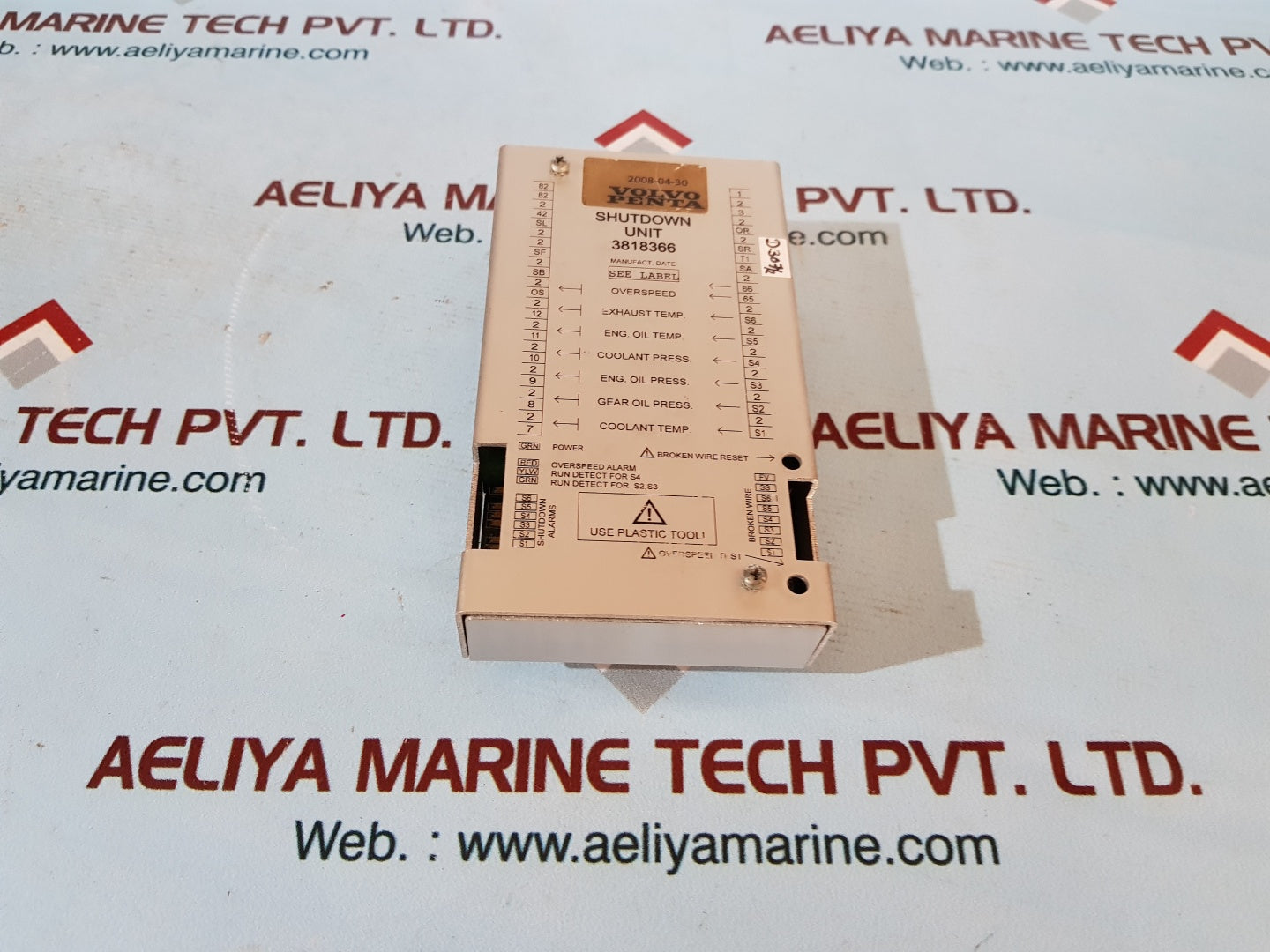 Volvo Penta 3818366 shutdown unit